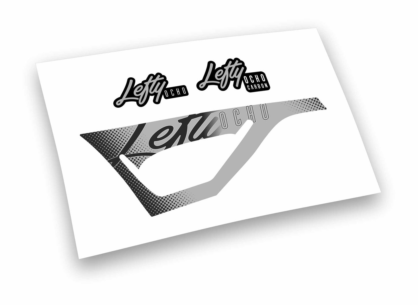 Lefty Ocho kit completo adesivi per forcella e parastelo