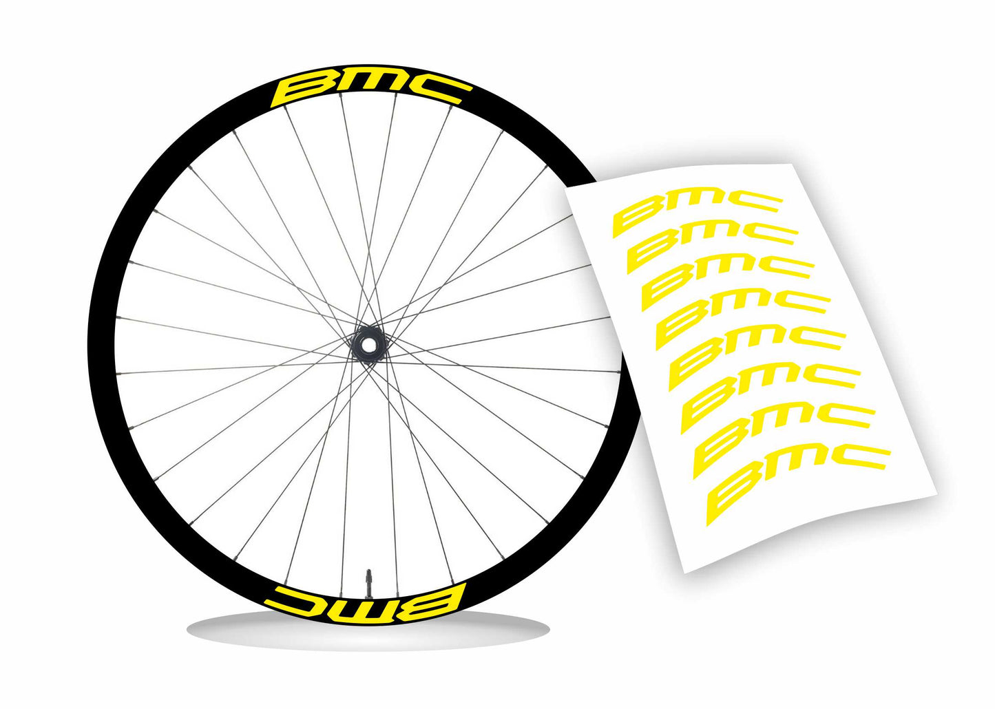 Adesivi cerchi ruote BMC