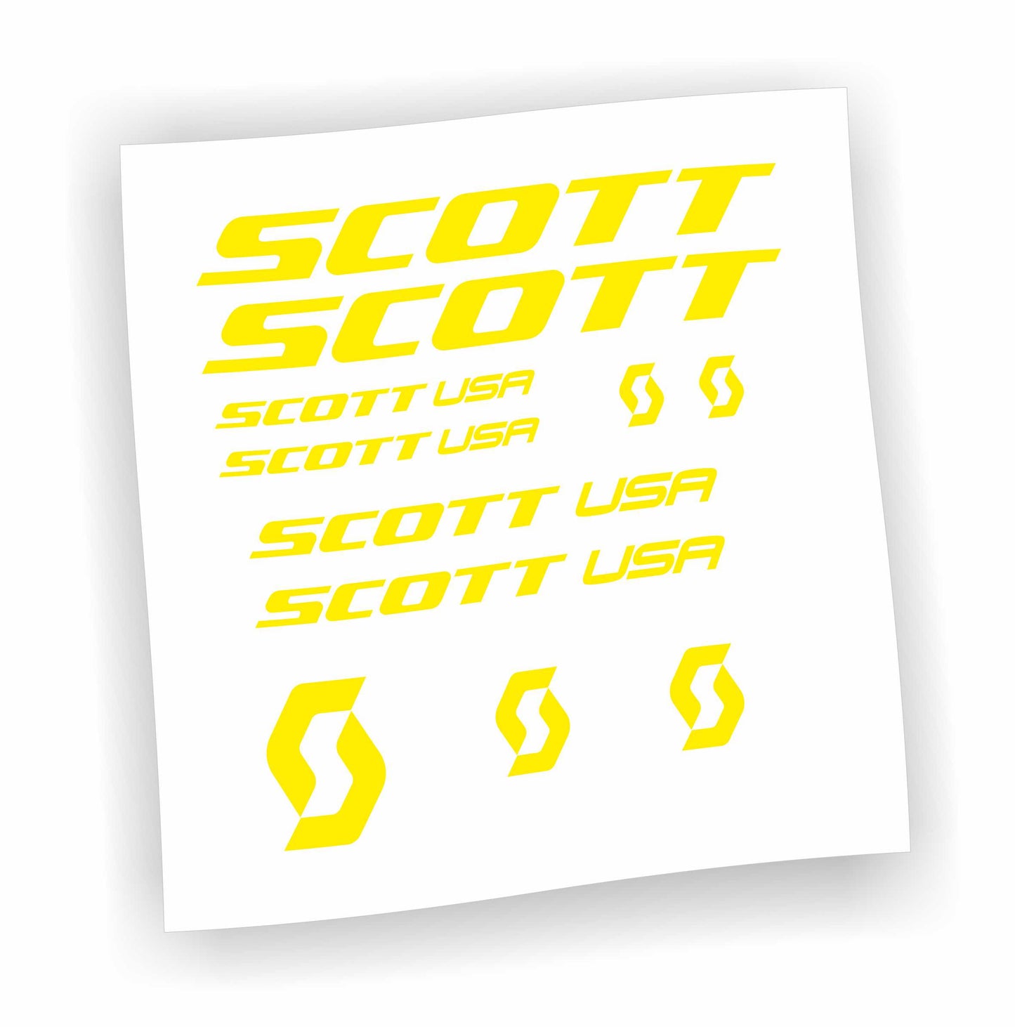 Kit adesivi/stickers bicicletta scott usa colori a scelta 11pz bicicletta mtb bdc