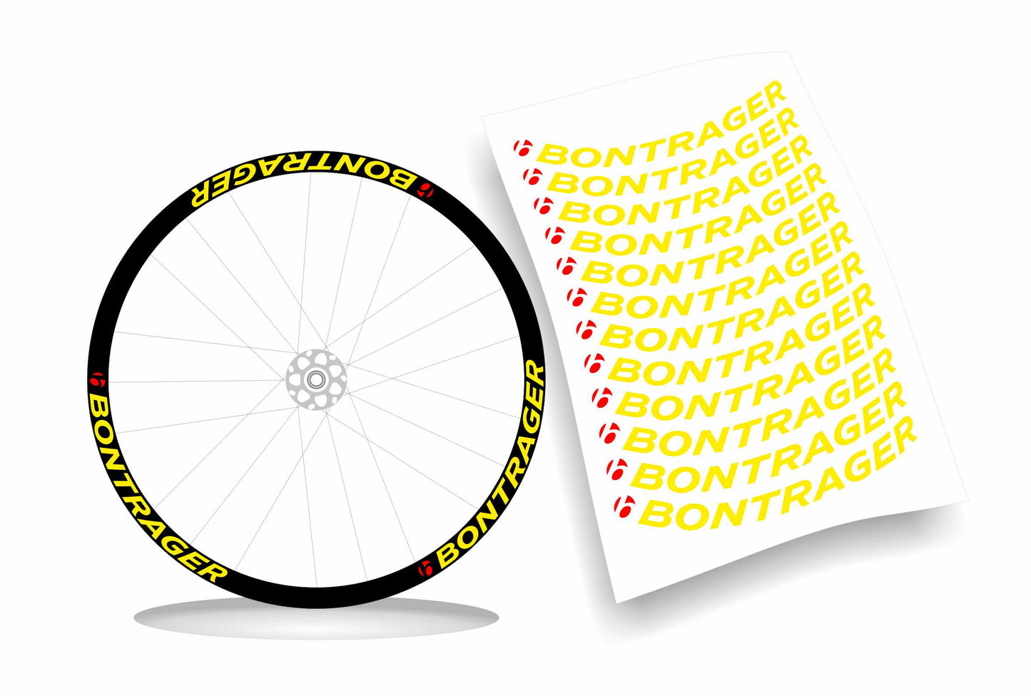 bontrager adesivi cerchi bici personalizzabili h2,4cm