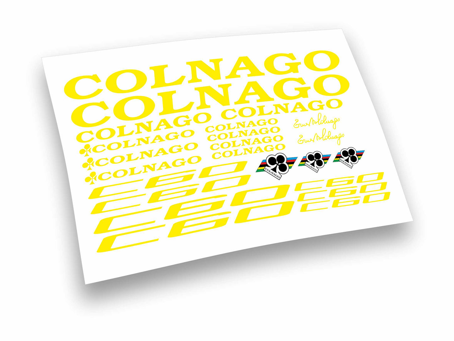 Colnago C60 kit adesivi completo 23 pezzi per bici da corsa