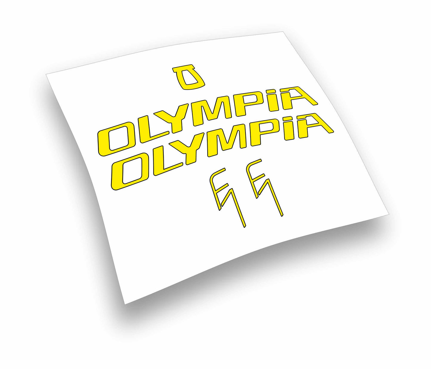 Olympia F1 kit adesivi telaio mtb colori personalizzabili 2022