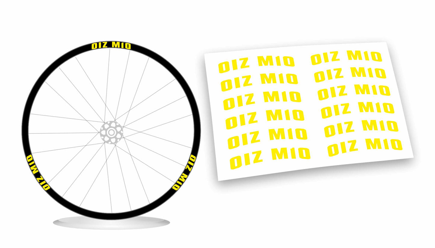 Oiz m10 Orbea adesivi ruote colore personalizzato