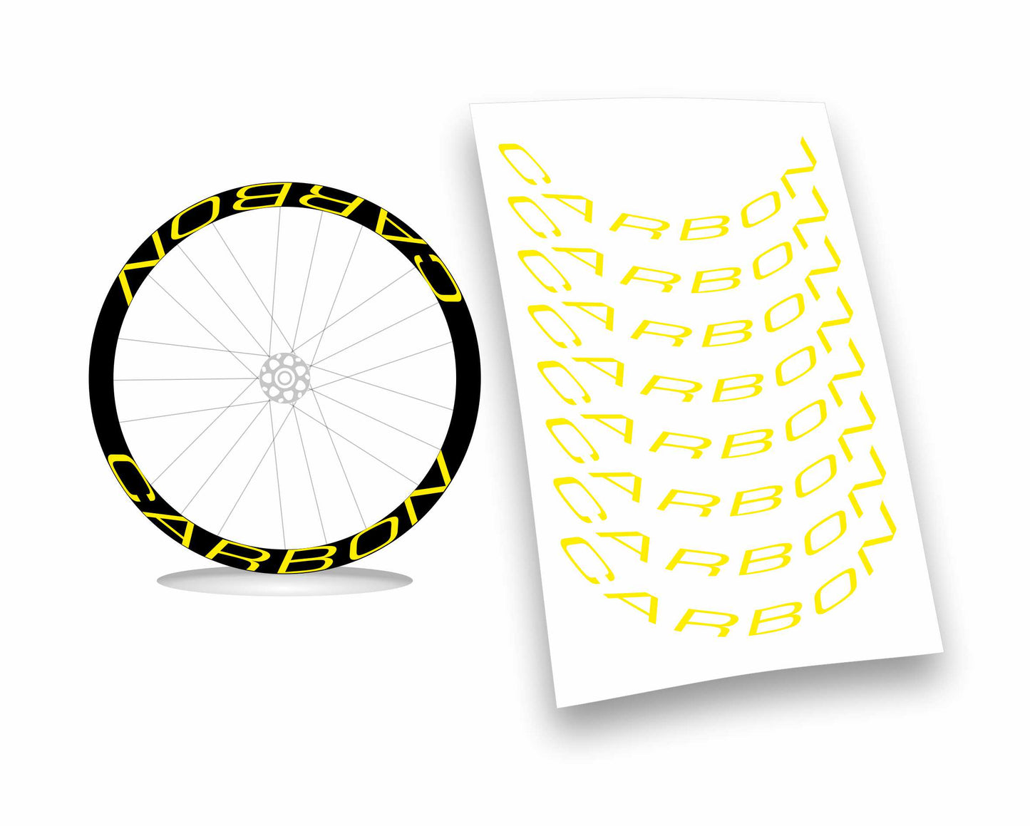 Carbon kit adesivi personalizzati