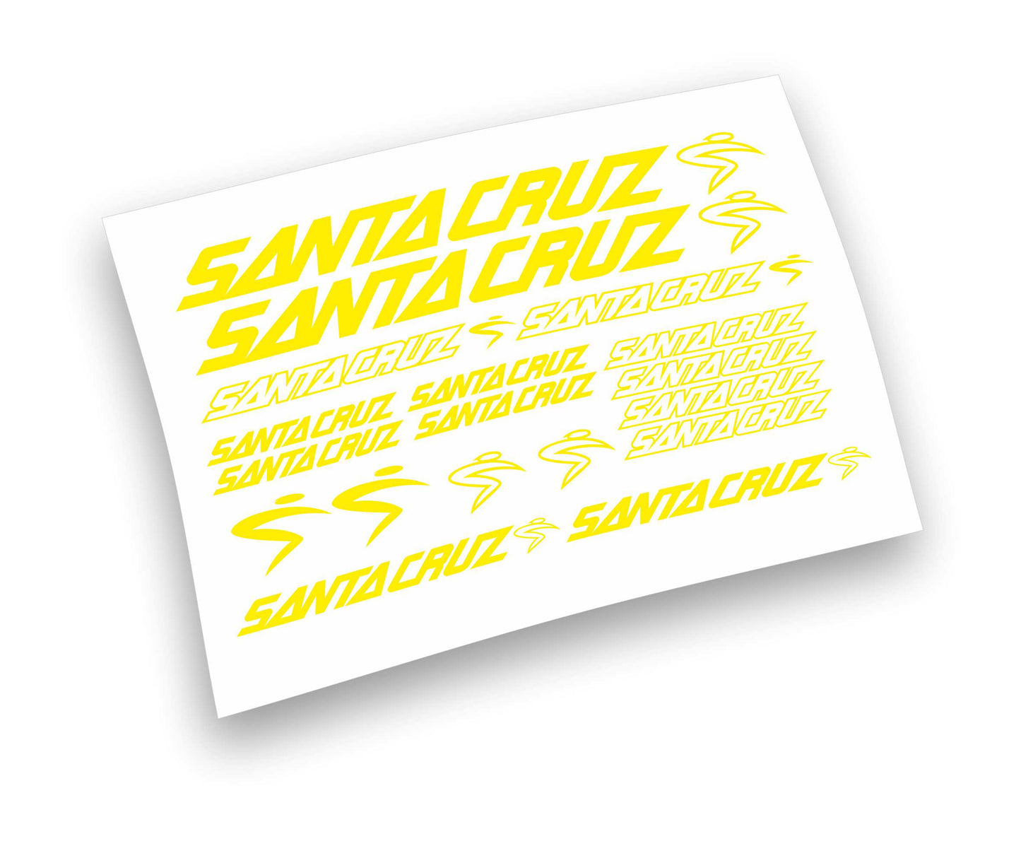 Santa Cruz kit adesivi per mountain bike e bici da corsa completo 18 pezzi