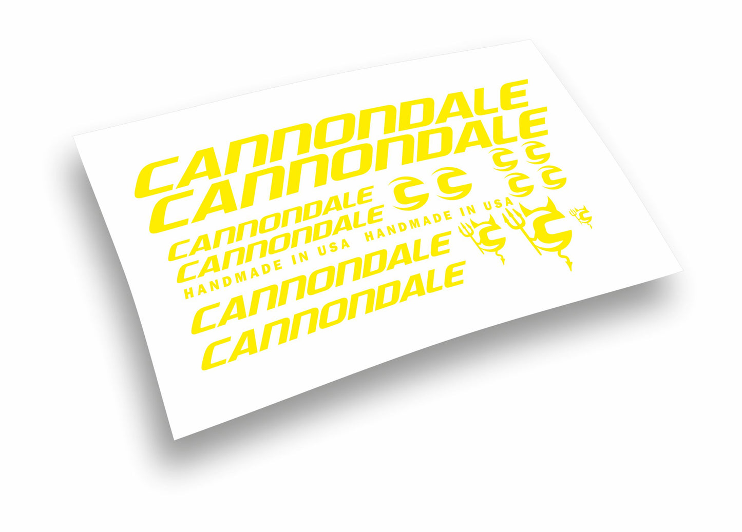 Cannondale kit adesivi per mountain bike completo 14 pezzi
