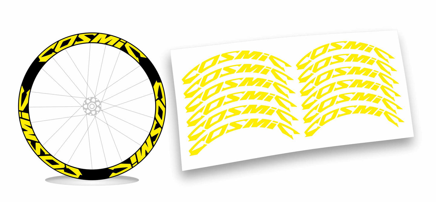 mavic COSMIC 40mm kit adesivi stickers per ruote