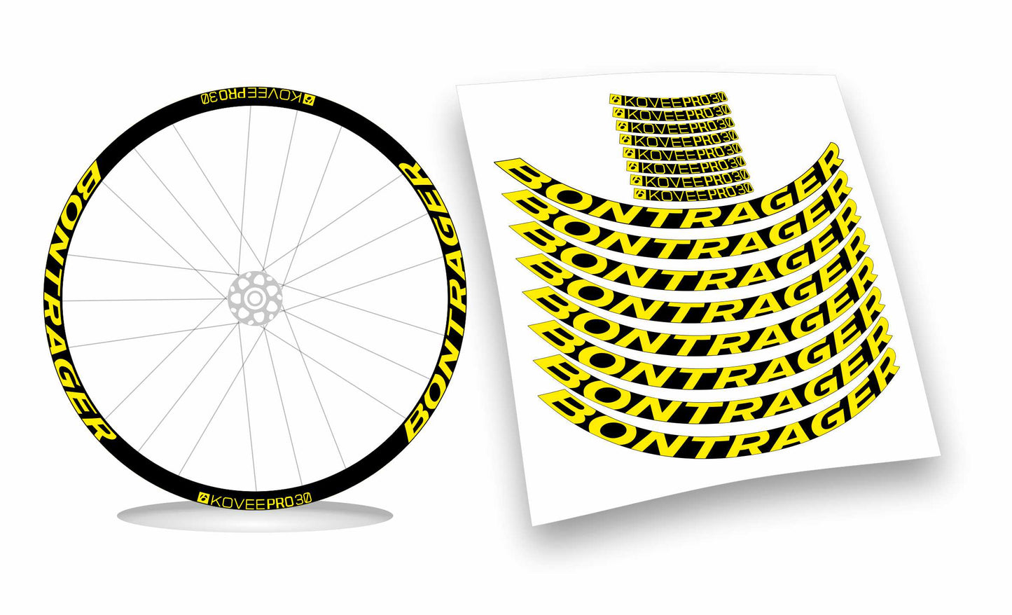Bontrager kovee pro 30 kit adesivi