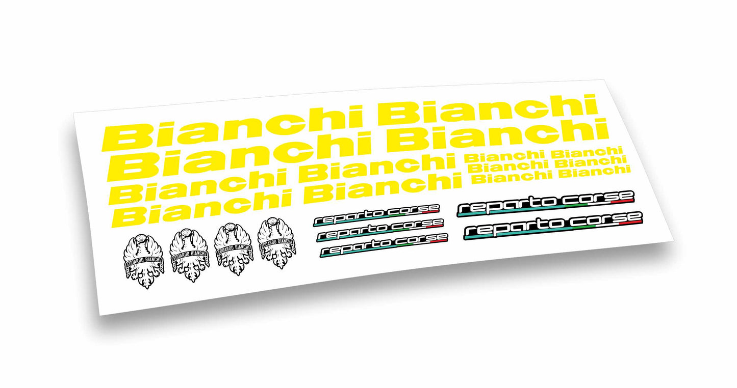 Bianchi kit adesivi logo reparto corse bicicletta mtb bdc colore personalizzato