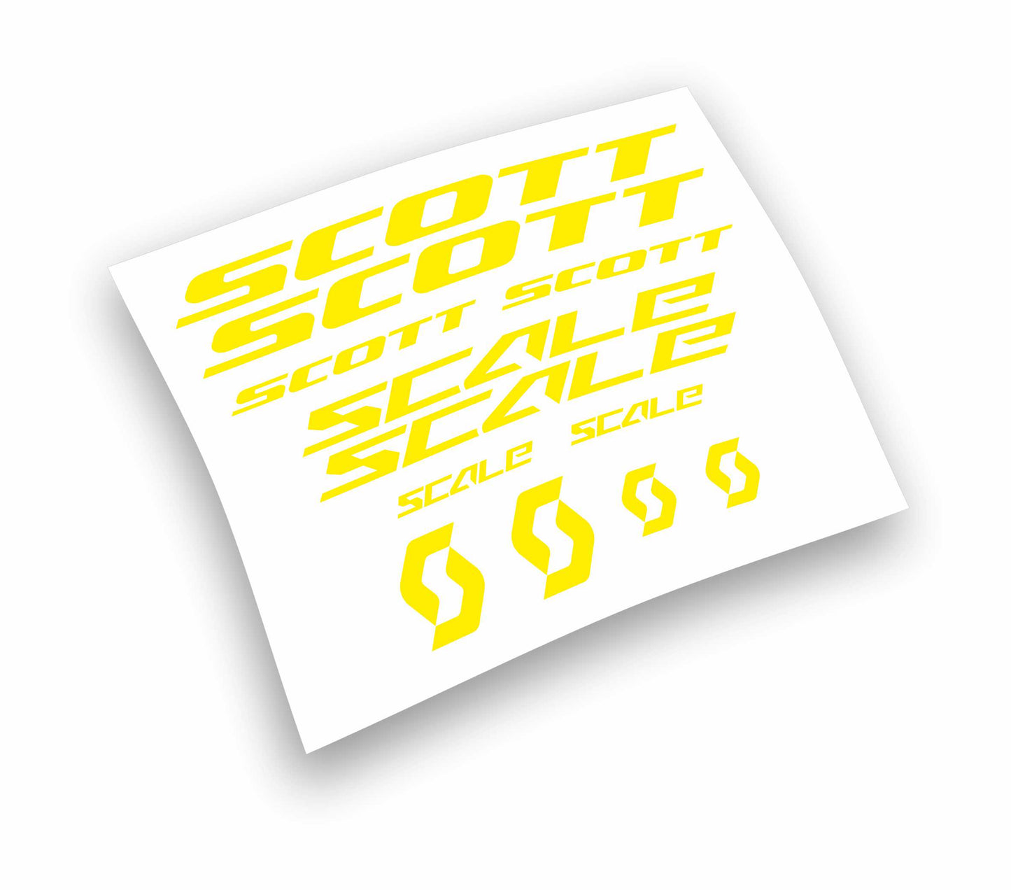Scott Scale kit adesivi colori a scelta 12 pz bicicletta mtb