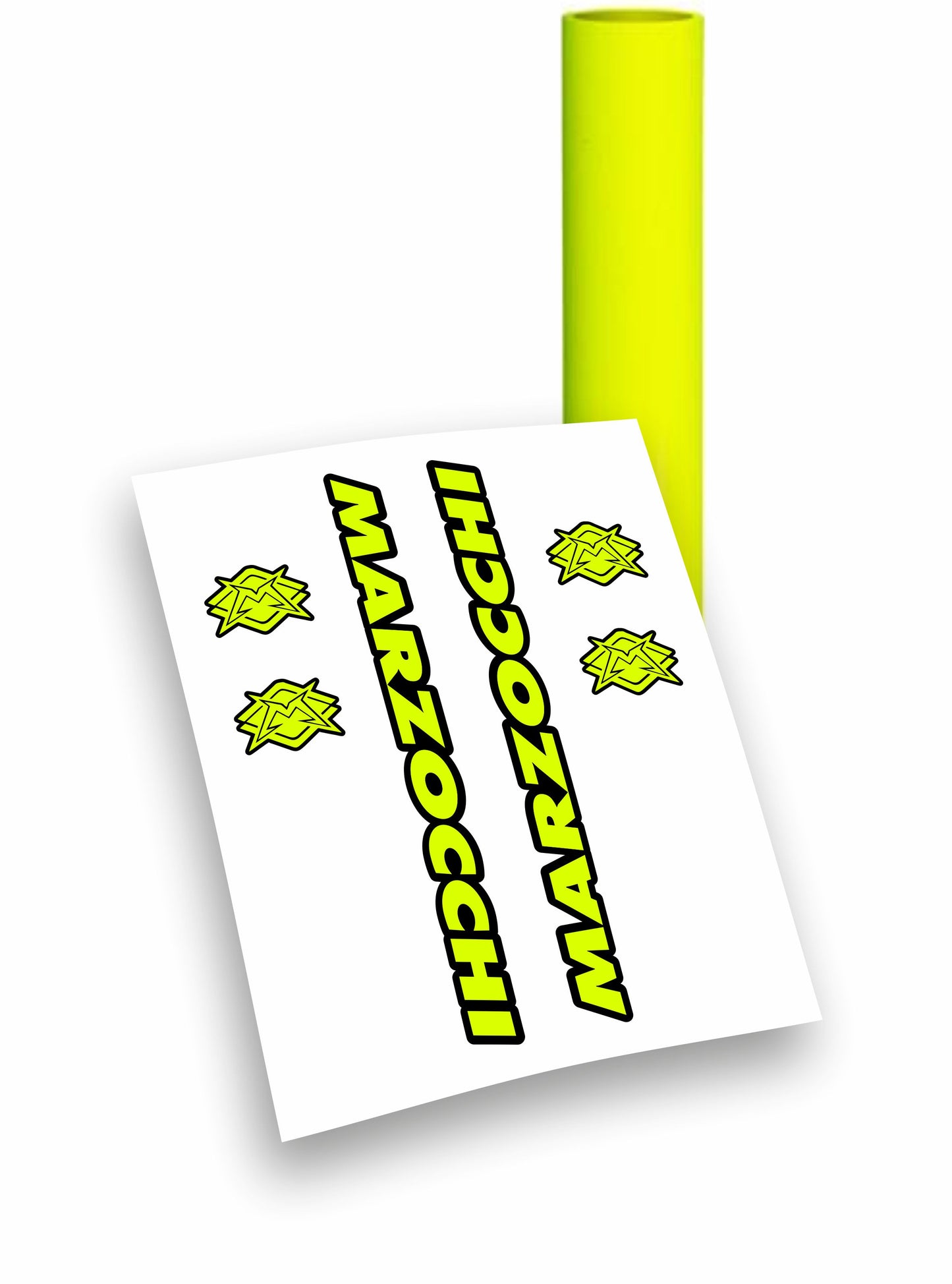 Kit adesivi forcella marzocchi colori personalizzati fluorescenti protezione antigraffio antigraffio