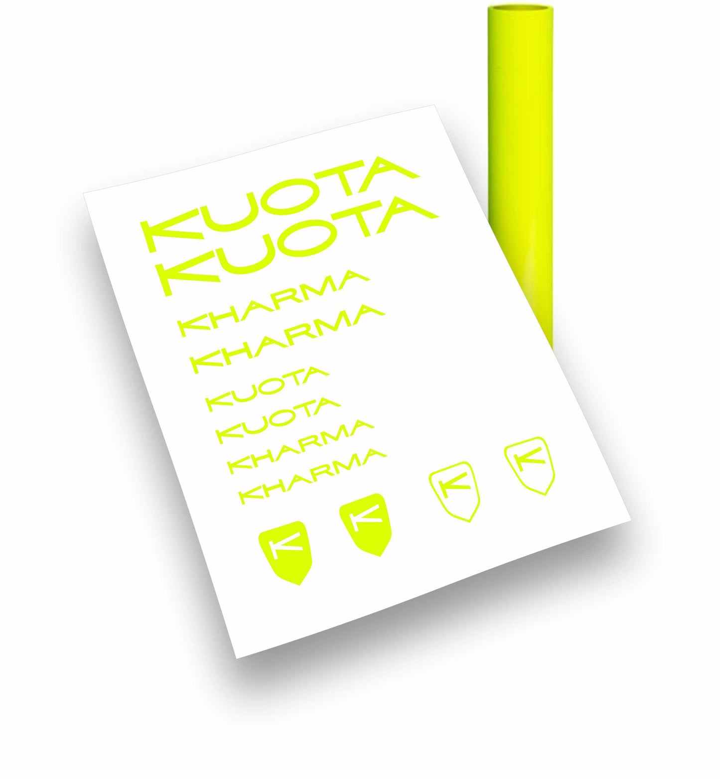 Kit adesivi bici telaio KUOTA KHARMA bdc colori a scelta 12 Pz