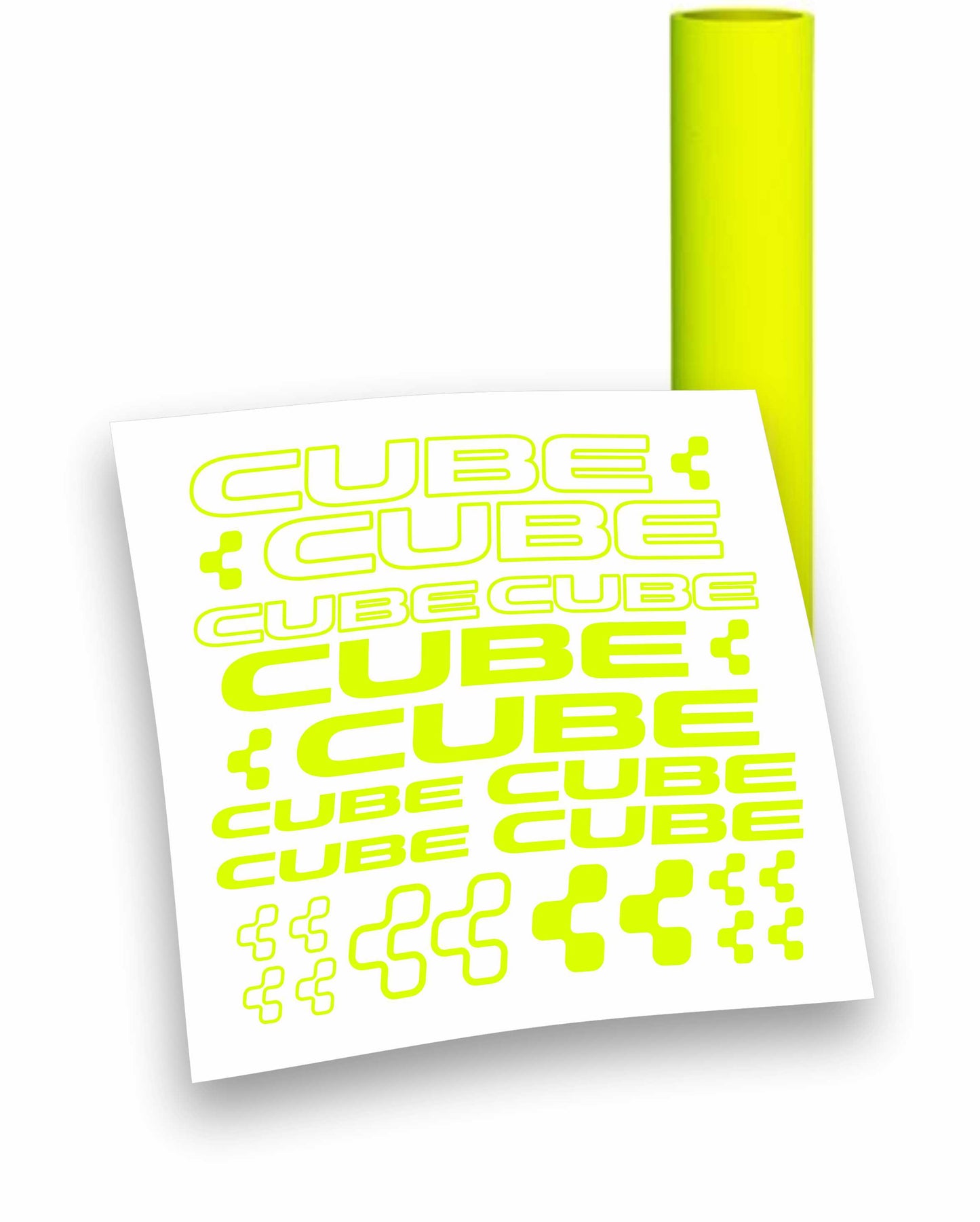 CUBE kit adesivi per mountain bike e bici da corsa completo 22 pezzi
