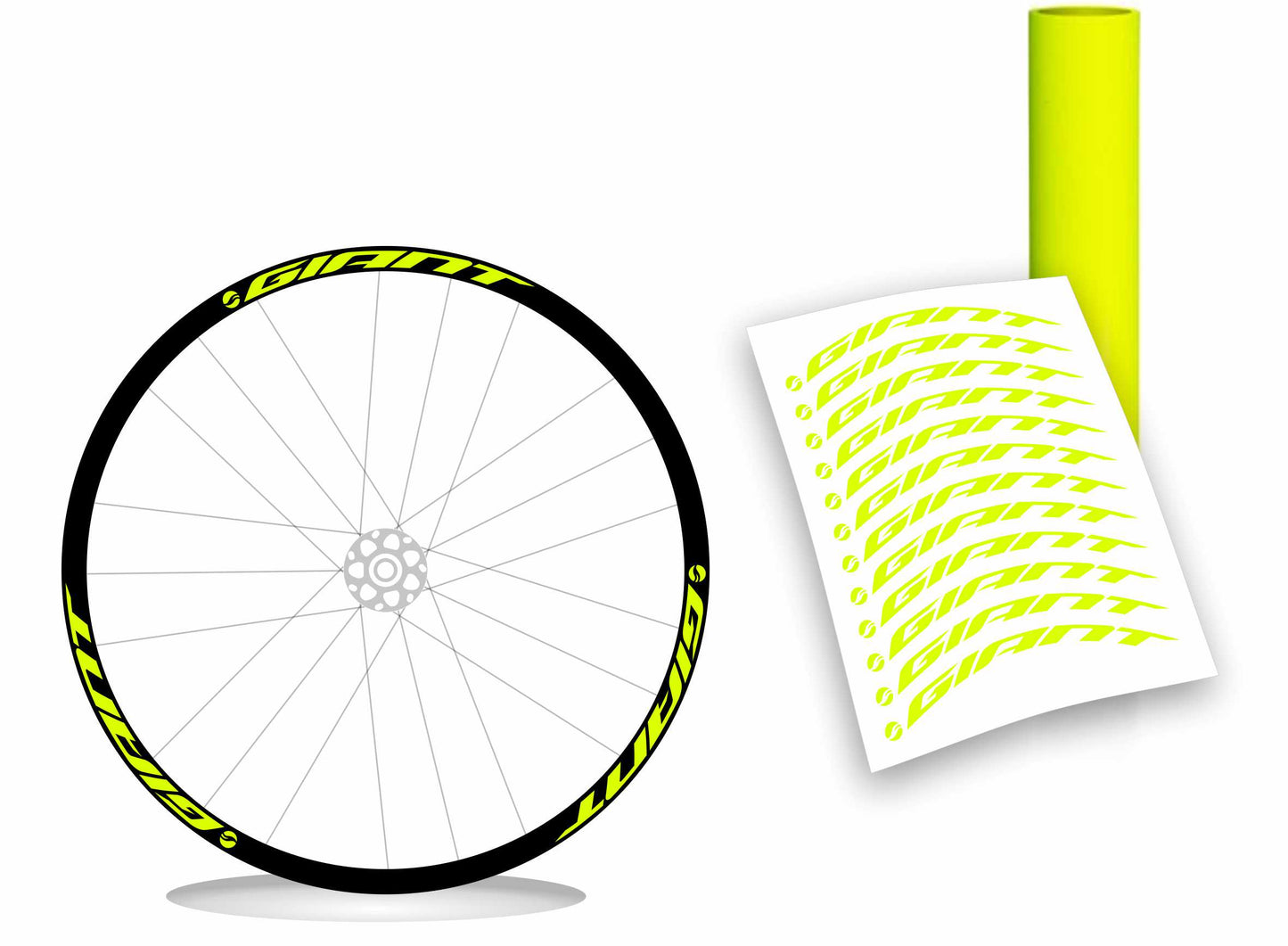 Giant kit adesivi cerchio personalizzati