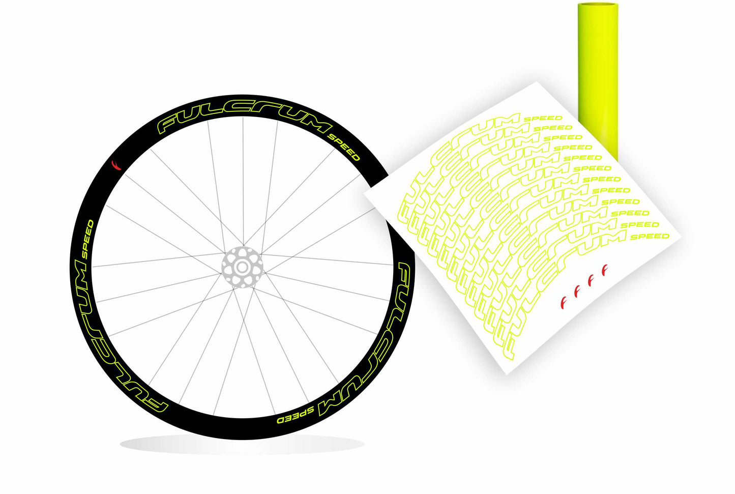 Fulcrum Racing speed profilo 40/35mm adesivi stickers cerchi bici da corsa personalizzati