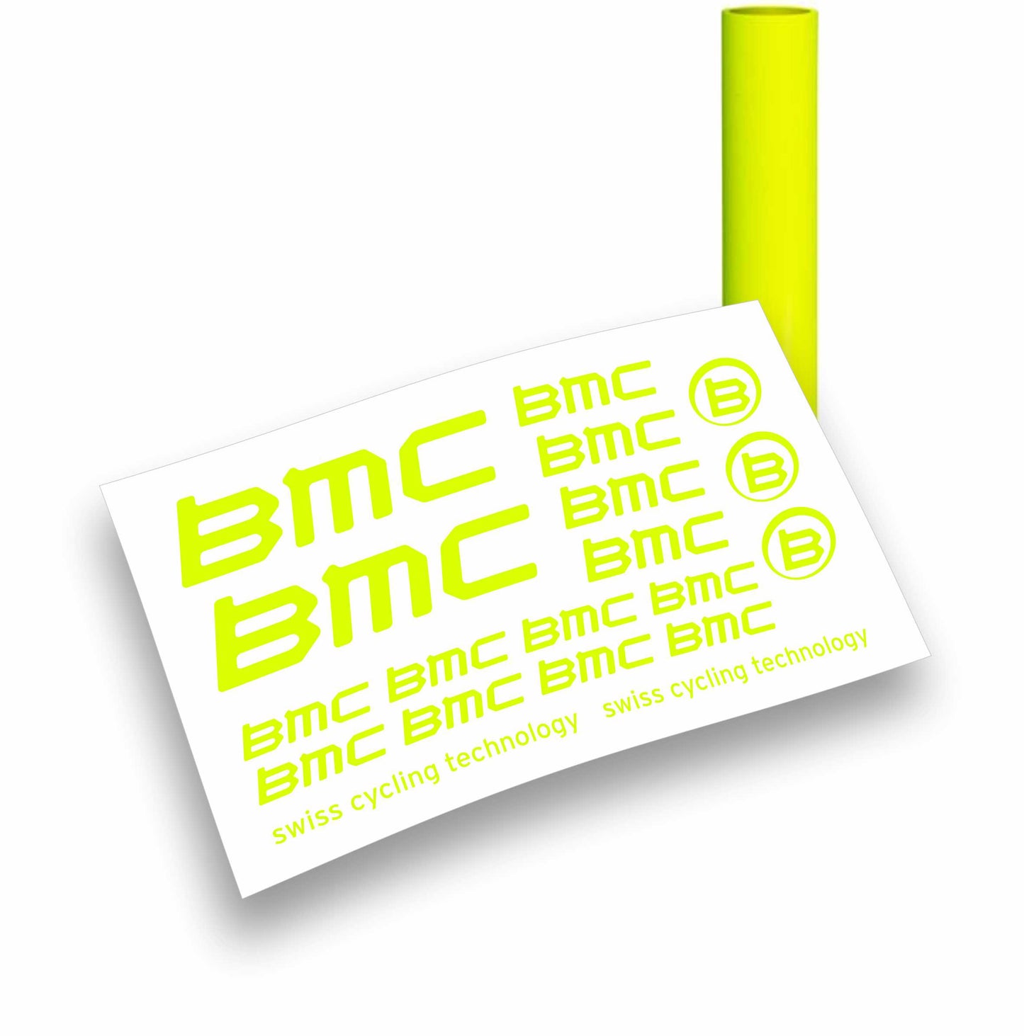 Kit adesivi bici telaio BMC SWISS CYCLING TECHNOLOGY bdc mtb colori a scelta 19PEZZI