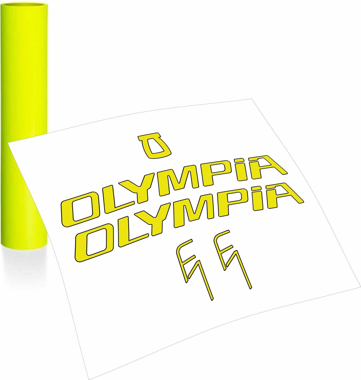 Olympia F1 kit adesivi telaio mtb colori personalizzabili 2022