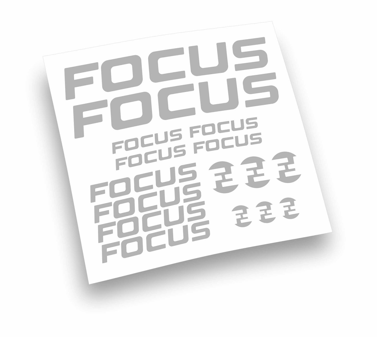 Focus kit adesivi per mountain bike e bici da corsa completo 16 pezzi