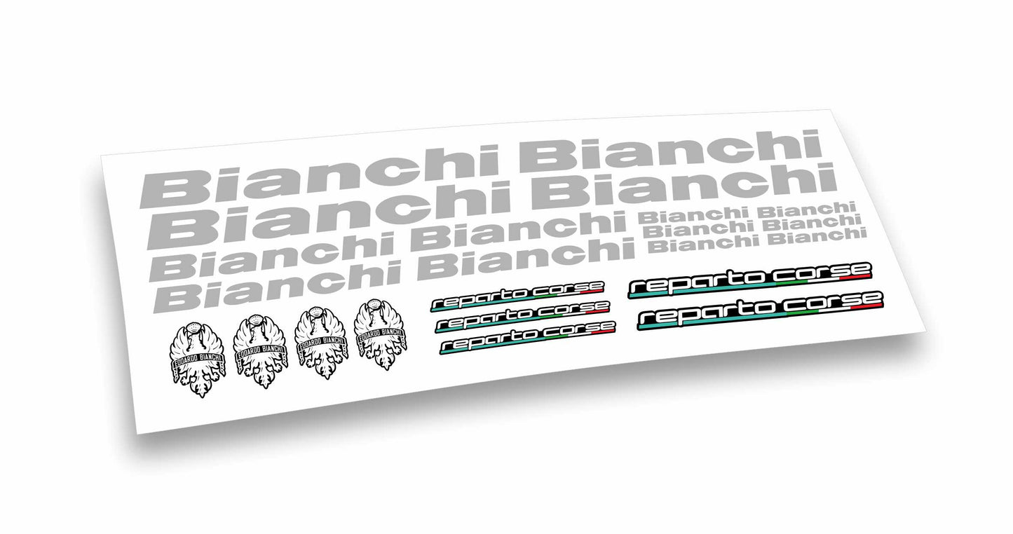 Bianchi kit adesivi logo reparto corse bicicletta mtb bdc colore personalizzato