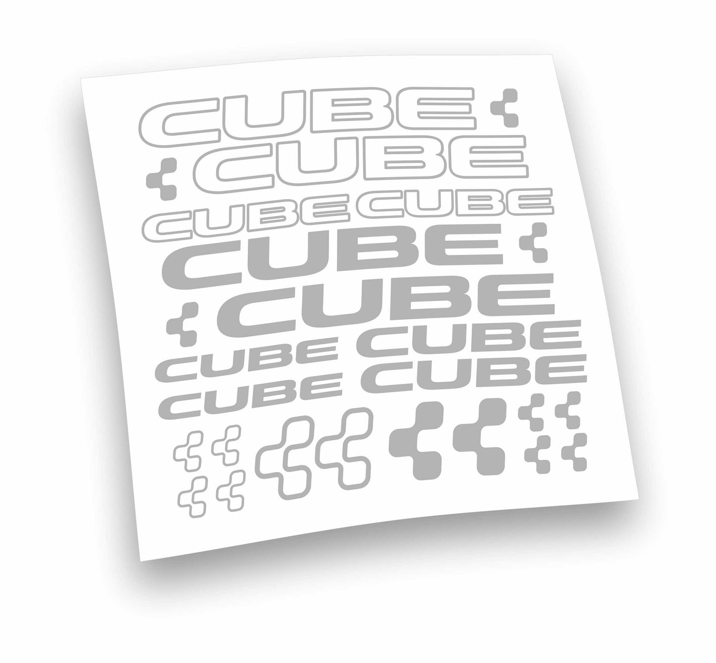 CUBE kit adesivi per mountain bike e bici da corsa completo 22 pezzi