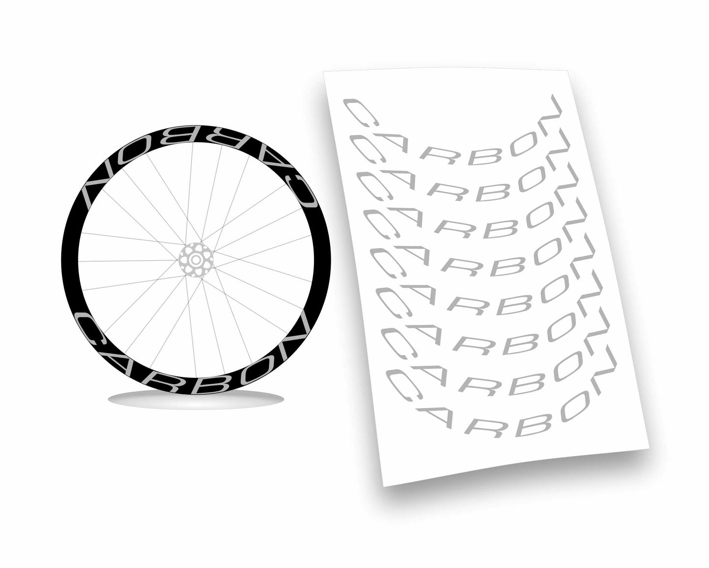 Carbon kit adesivi personalizzati