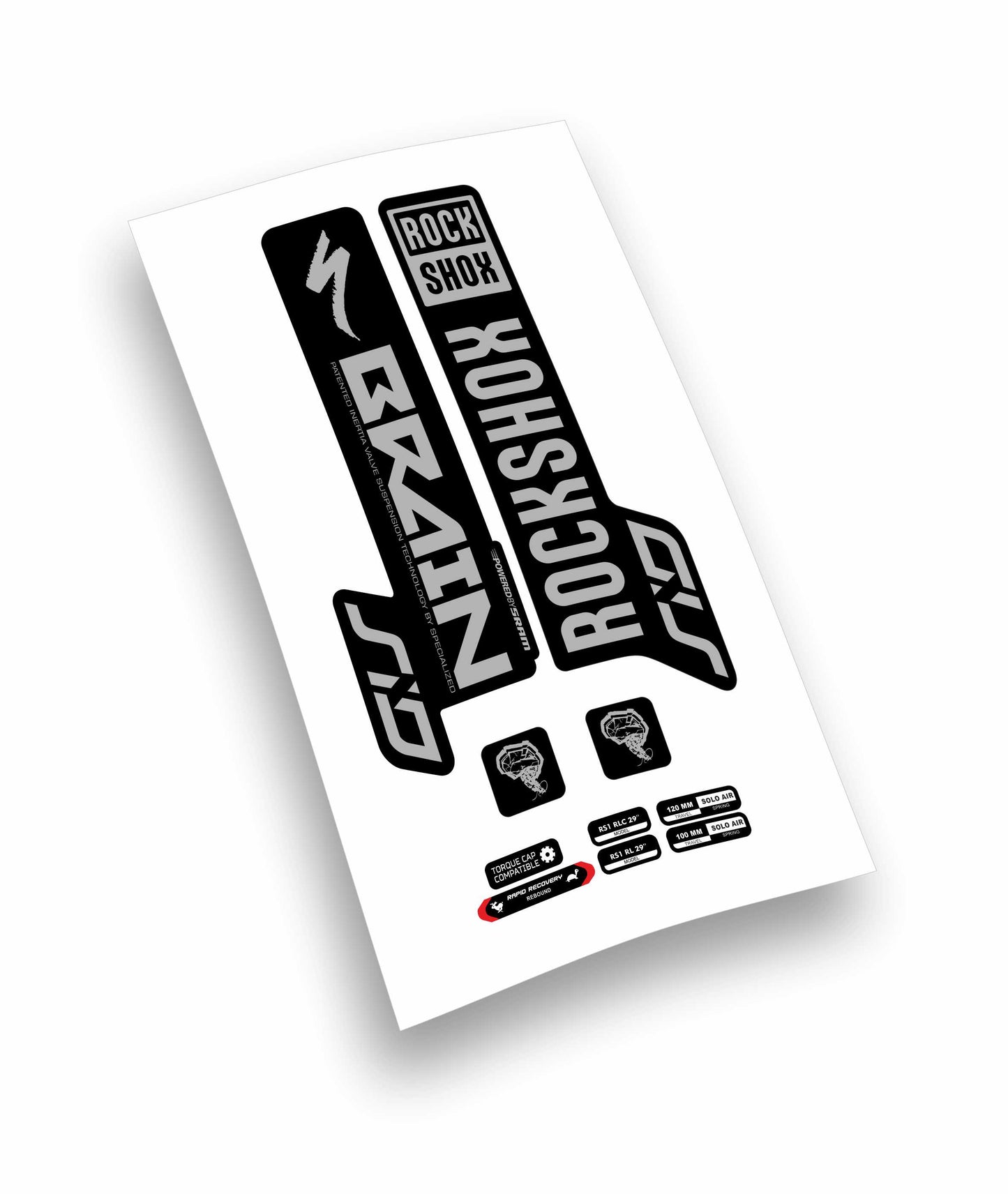 Rock shox Sid Brain 29" - anno 2019 - adesivi personalizzati per forcella