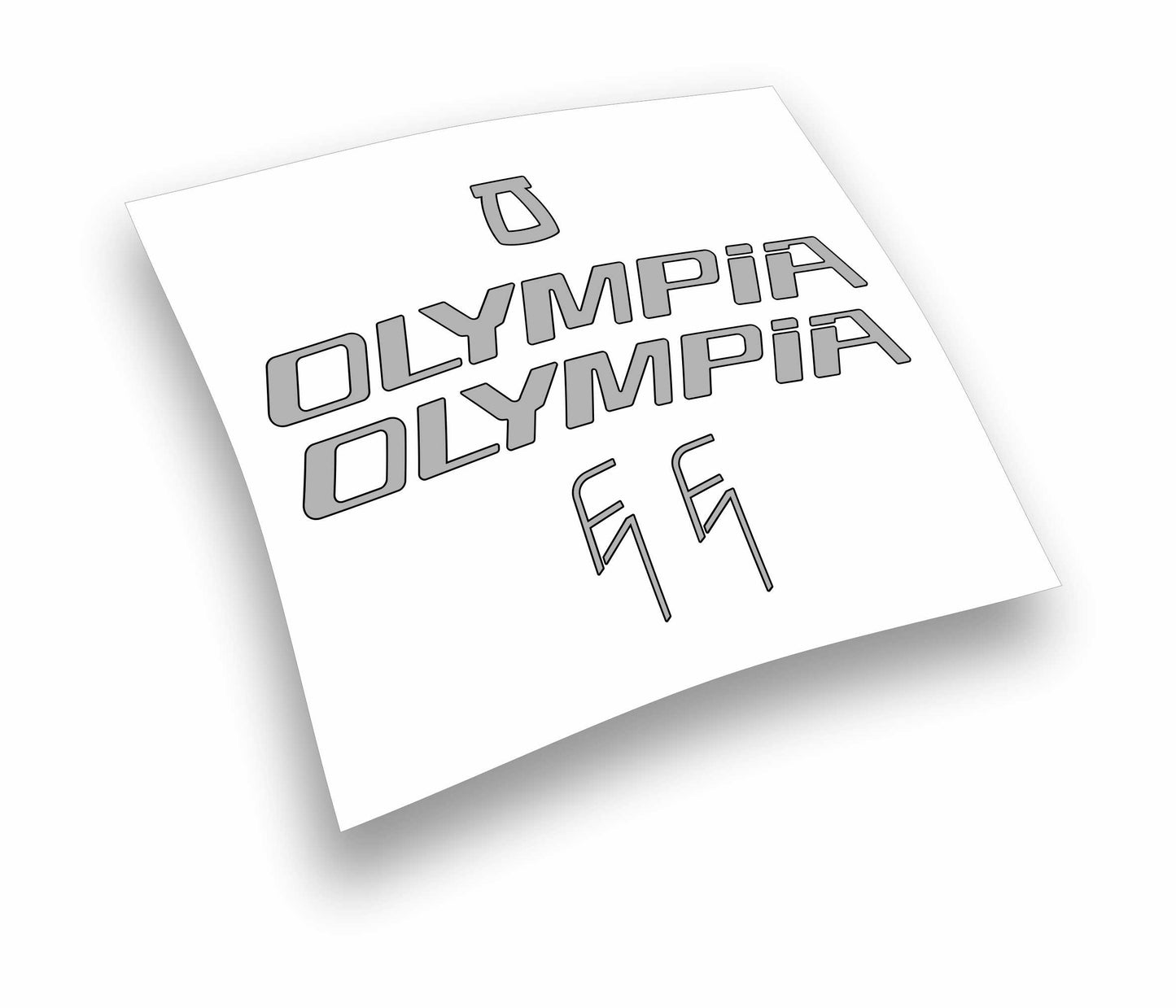 Olympia F1 kit adesivi telaio mtb colori personalizzabili 2022