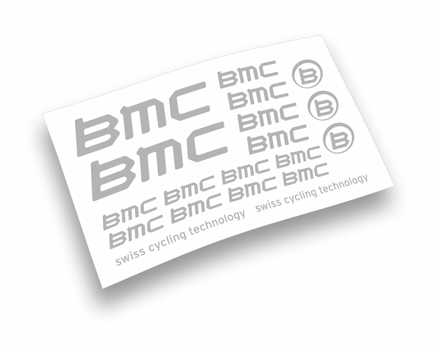 Kit adesivi bici telaio BMC SWISS CYCLING TECHNOLOGY bdc mtb colori a scelta 19PEZZI