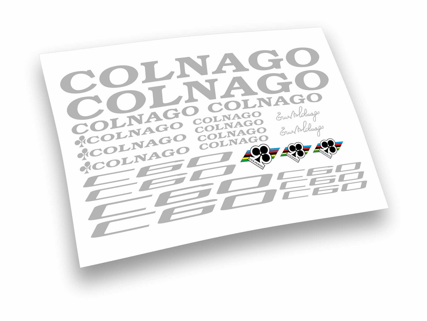 Colnago C60 kit adesivi completo 23 pezzi per bici da corsa