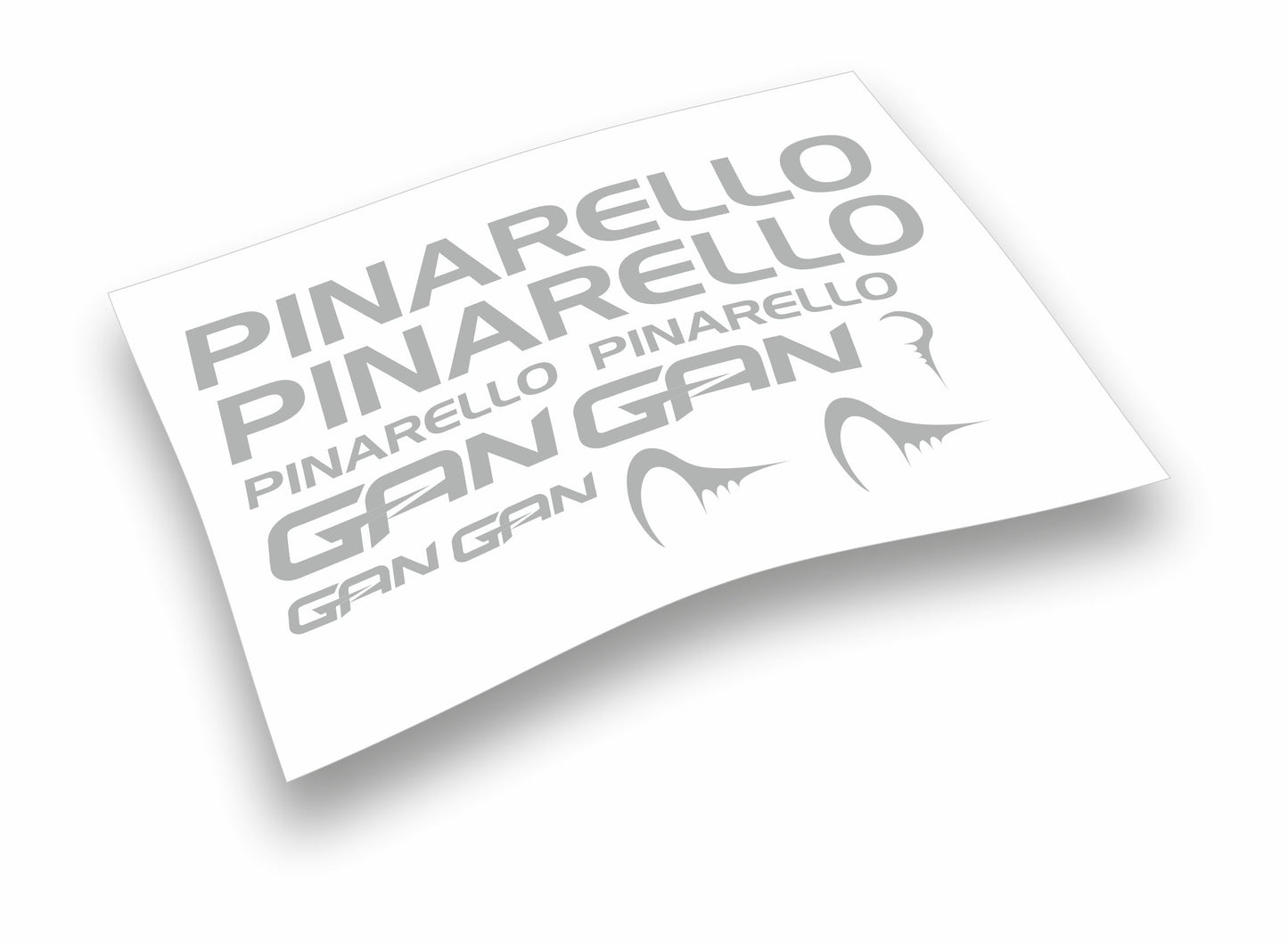 Kit adesivi bici telaio Pinarello Gun bdc colori a scelta 11PEZZI