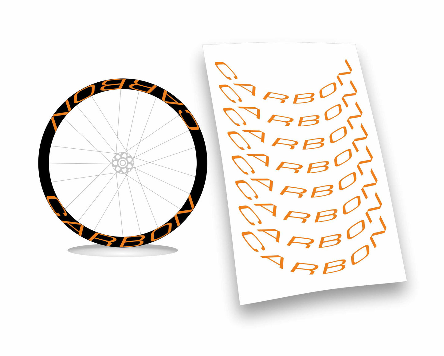 Carbon kit adesivi personalizzati