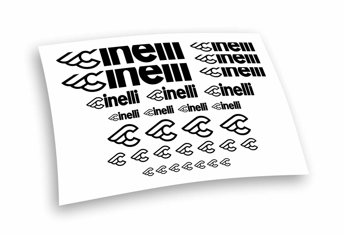 cinelli adesivi bicicletta colori personalizzabili 30pezzi