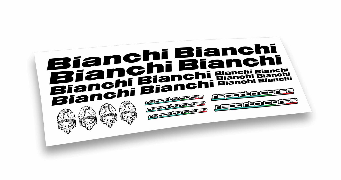 Bianchi kit adesivi logo reparto corse bicicletta mtb bdc colore personalizzato