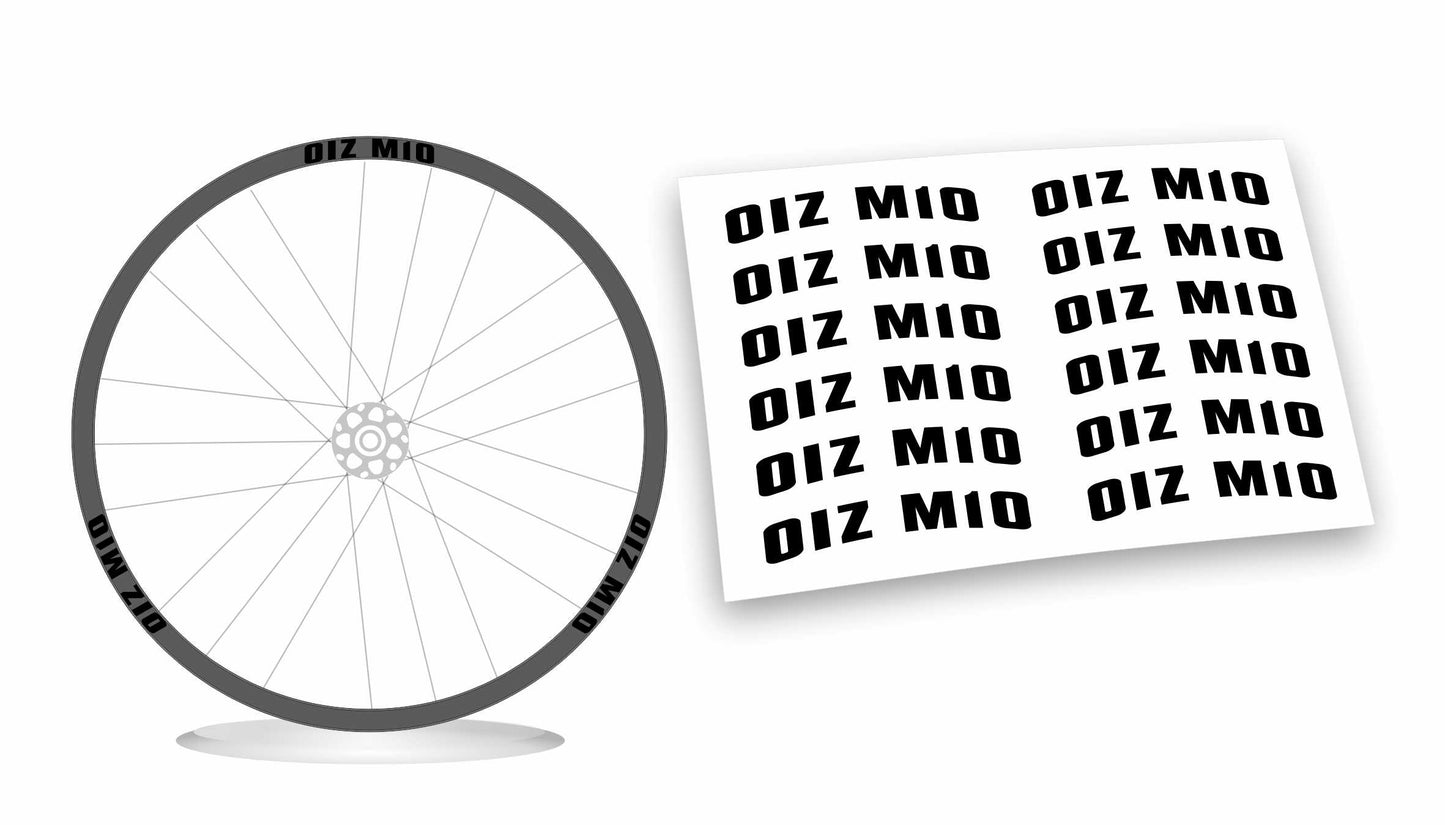 Oiz m10 Orbea adesivi ruote colore personalizzato