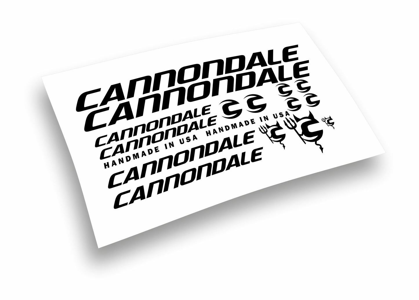 Cannondale kit adesivi per mountain bike completo 14 pezzi