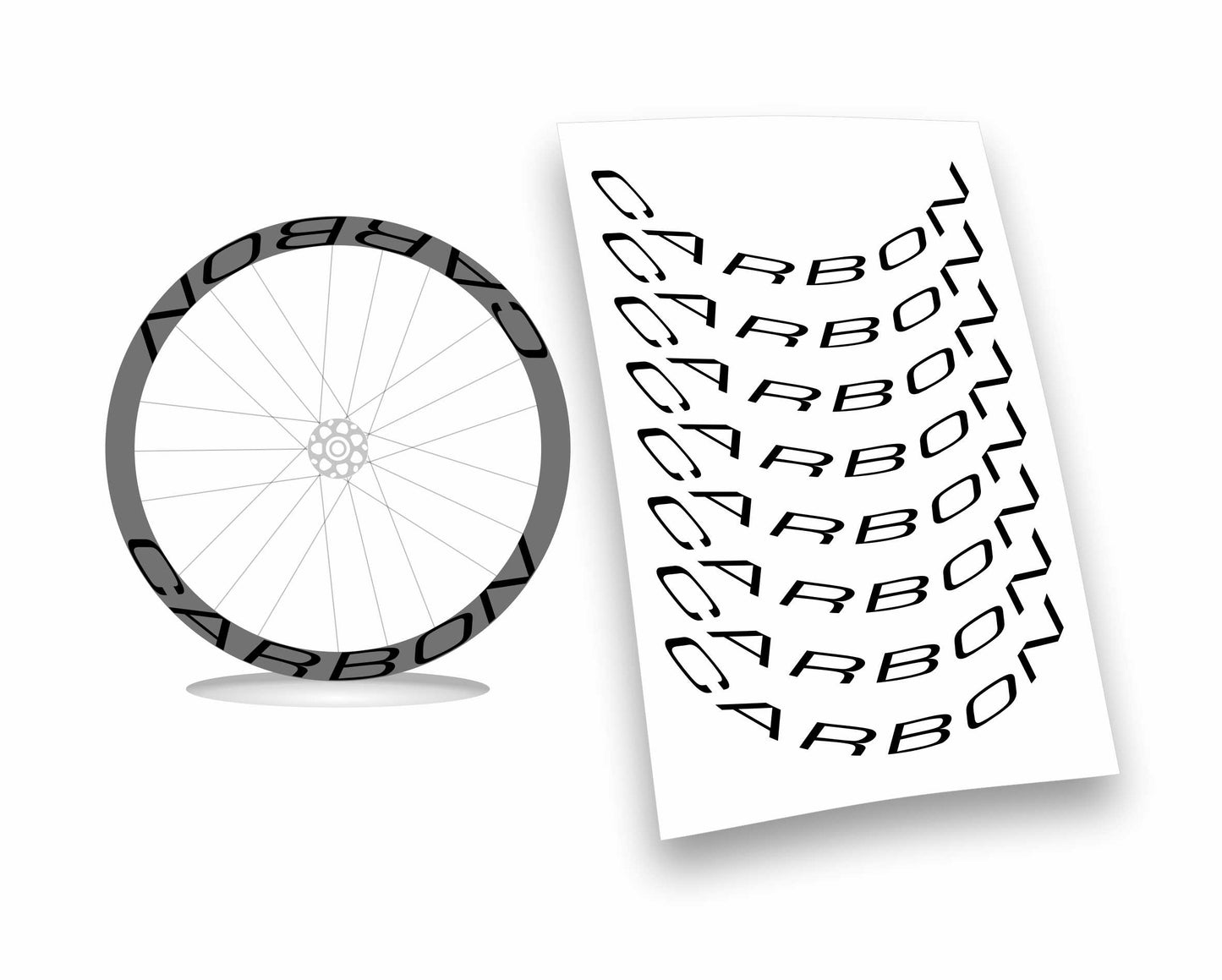 Carbon kit adesivi personalizzati
