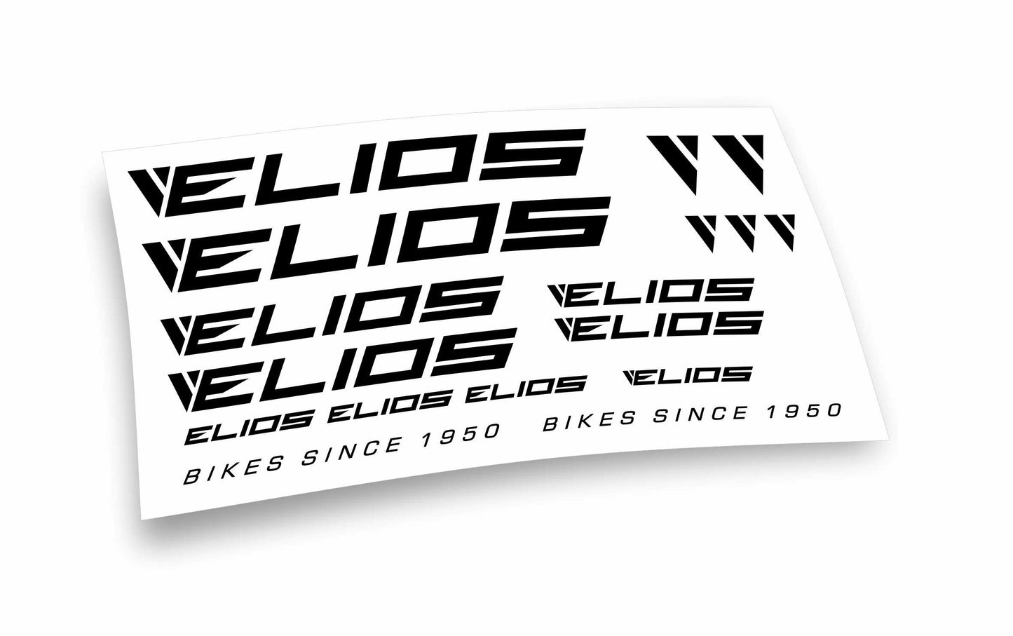 Elios adesivi bicicletta colori personalizzabili 17pezzi