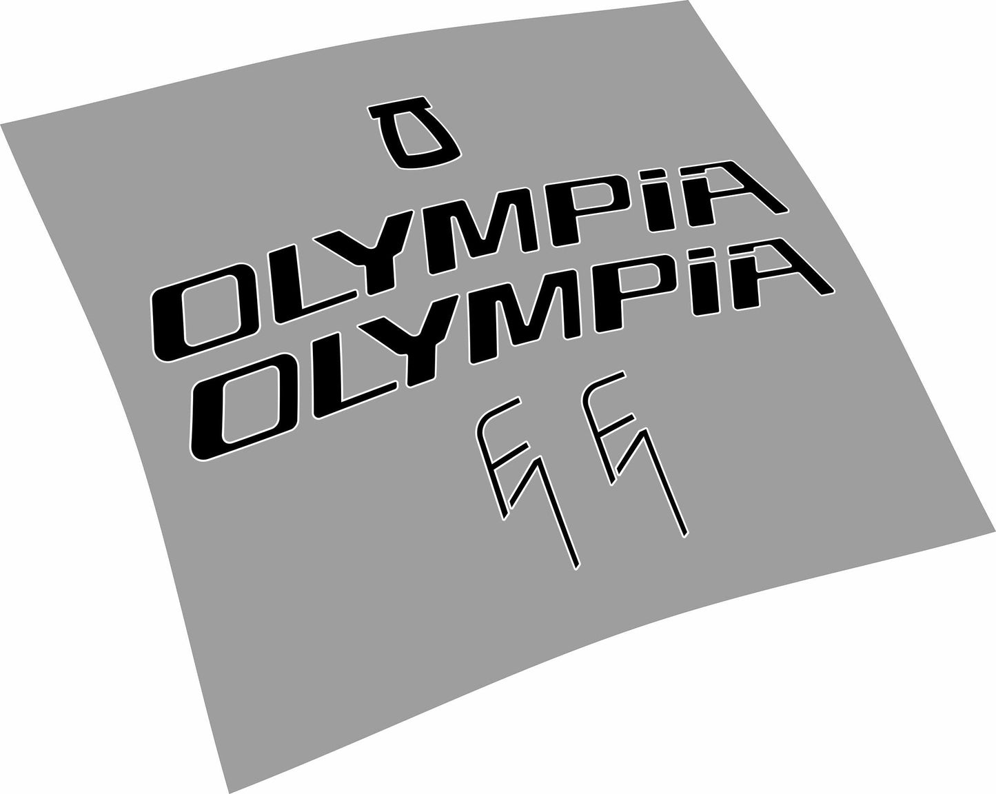 Olympia F1 kit adesivi telaio mtb colori personalizzabili 2022