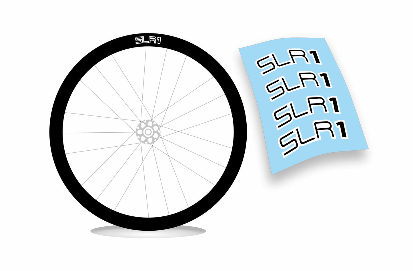 Giant slr 1 disc "42" adesivi per cerchio bici da corsa
