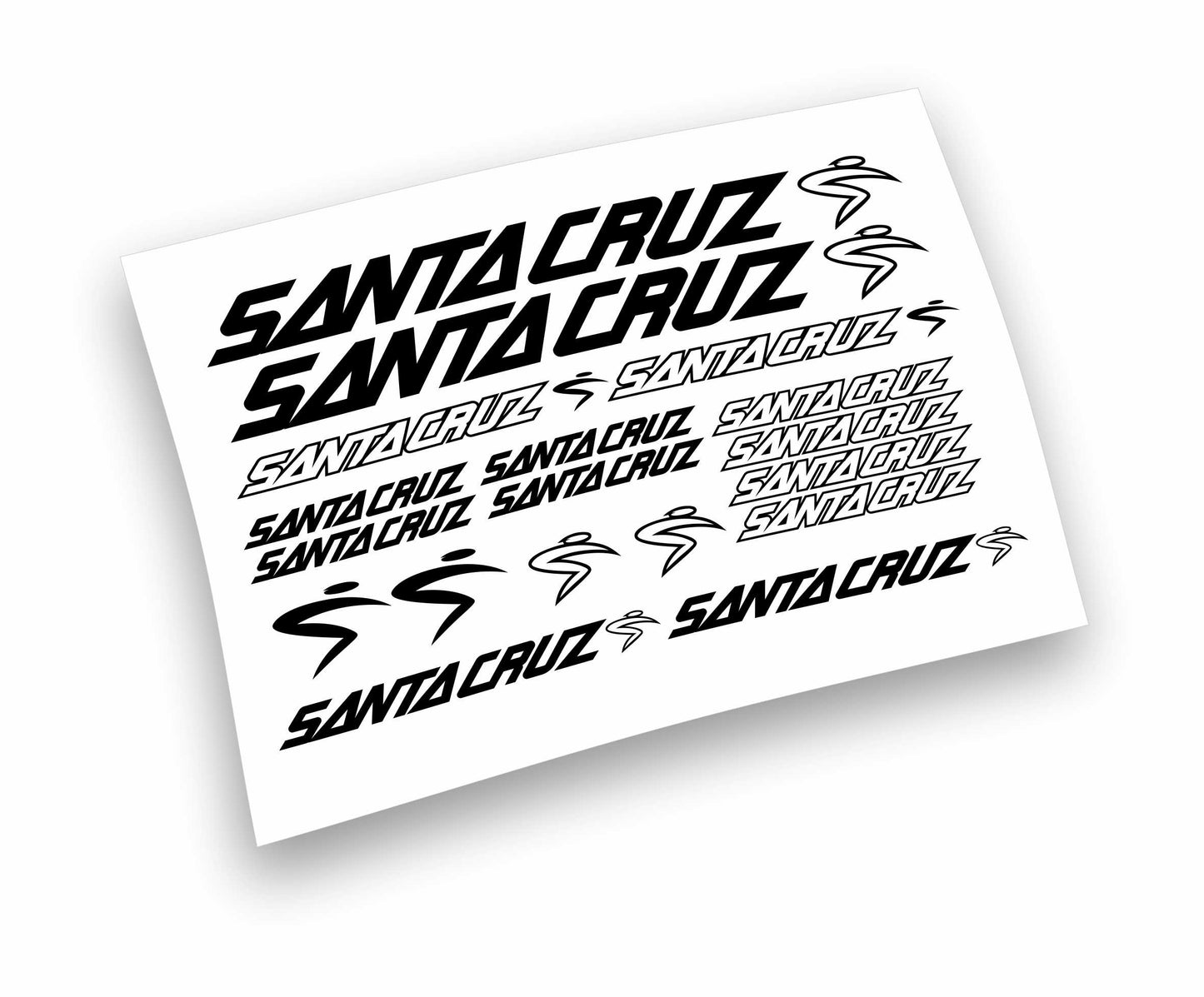 Santa Cruz kit adesivi per mountain bike e bici da corsa completo 18 pezzi