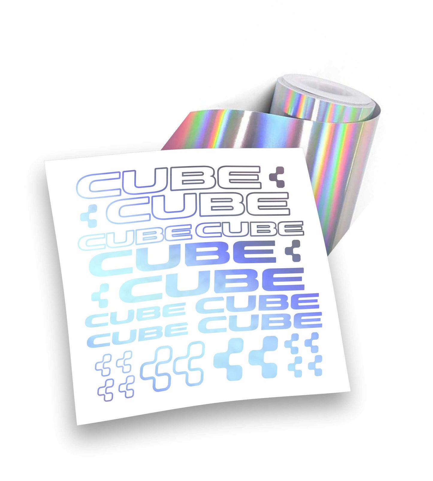 CUBE kit adesivi per mountain bike e bici da corsa completo 22 pezzi