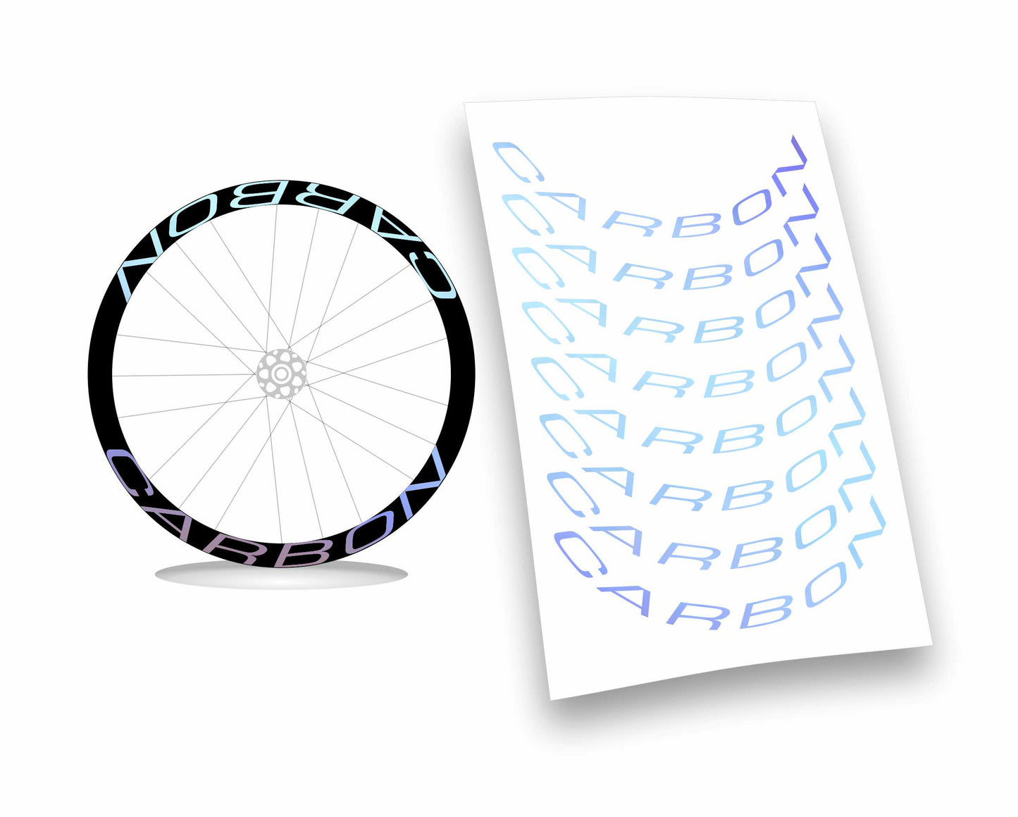 Carbon kit adesivi personalizzati