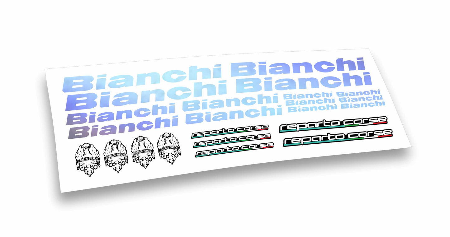 Bianchi kit adesivi logo reparto corse bicicletta mtb bdc colore personalizzato