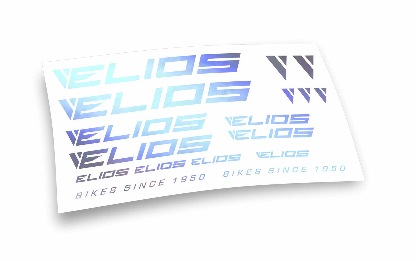 Elios adesivi bicicletta colori personalizzabili 17pezzi