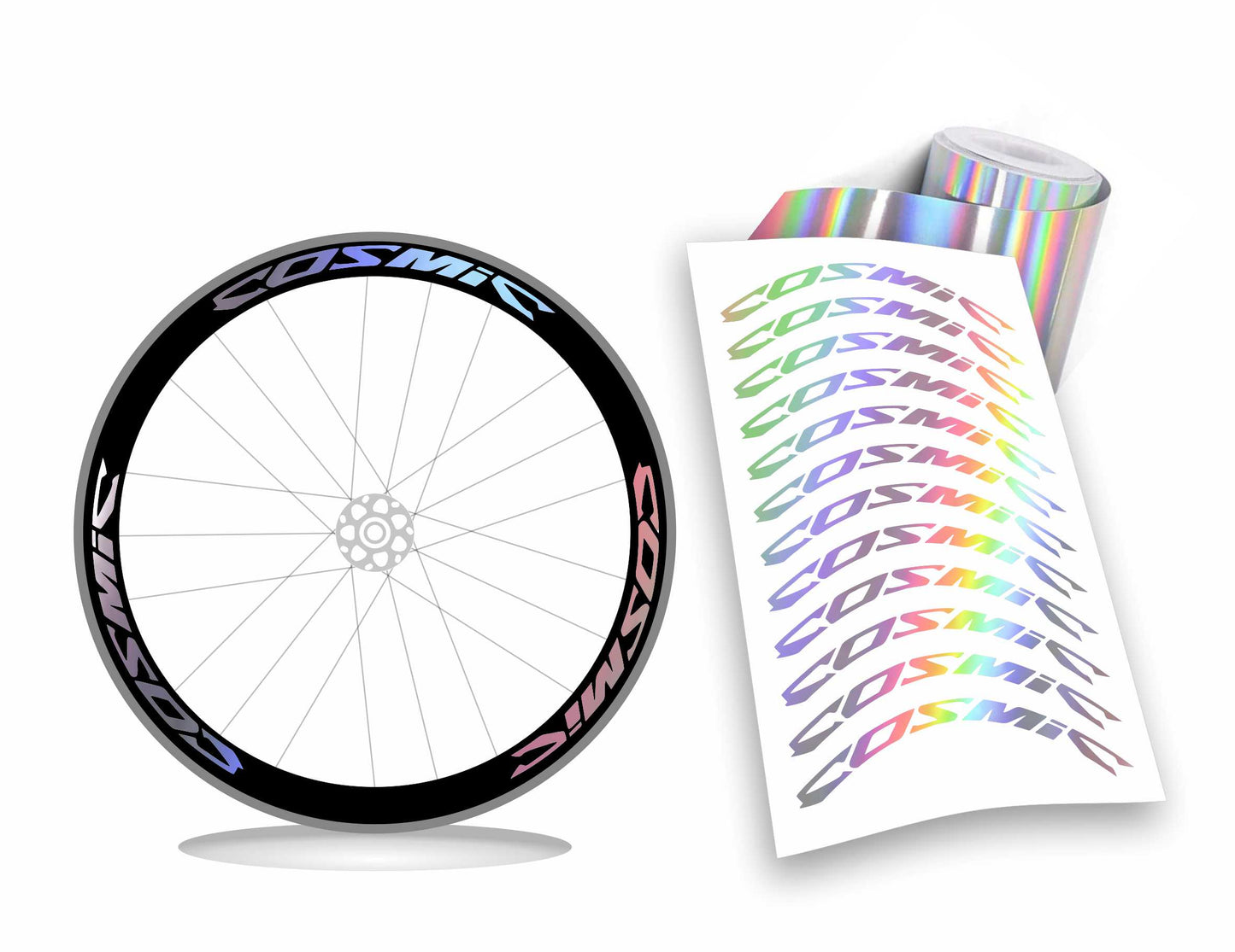 mavic COSMIC altezza 2,2 cm kit adesivi stickers per ruote