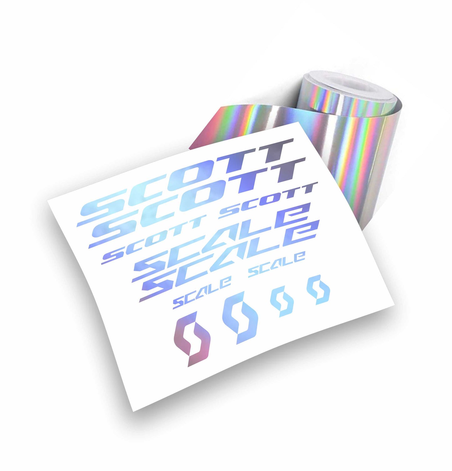 Scott Scale kit adesivi colori a scelta 12 pz bicicletta mtb