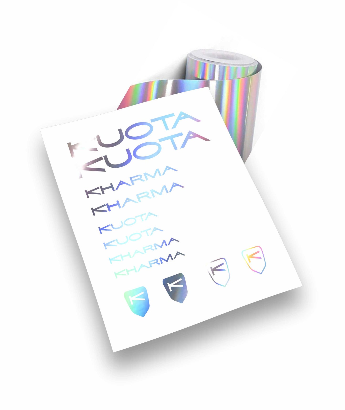 Kit adesivi bici telaio KUOTA KHARMA bdc colori a scelta 12 Pz