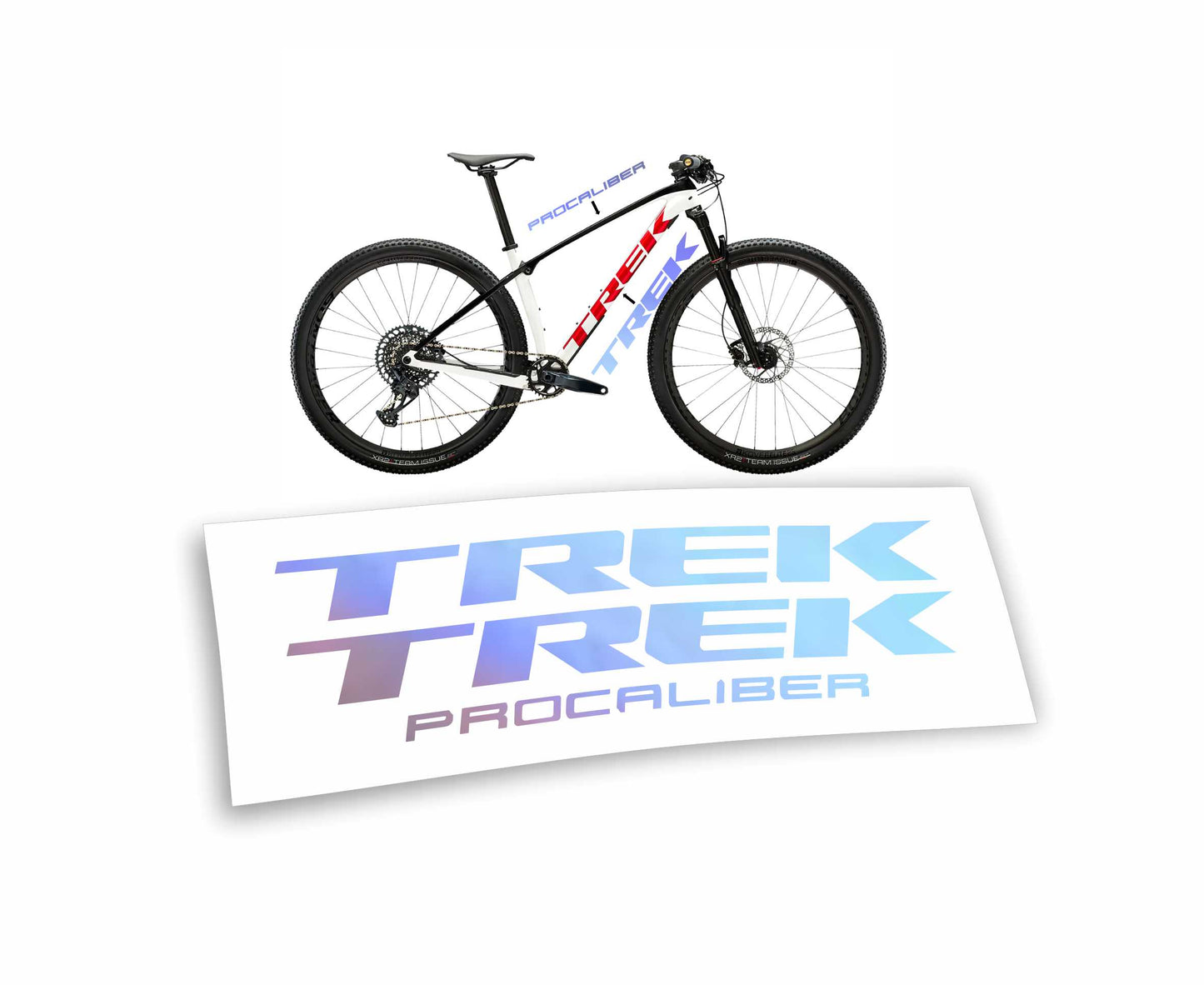 Trek Procaliber kit adesivi bicicletta colore personalizzato