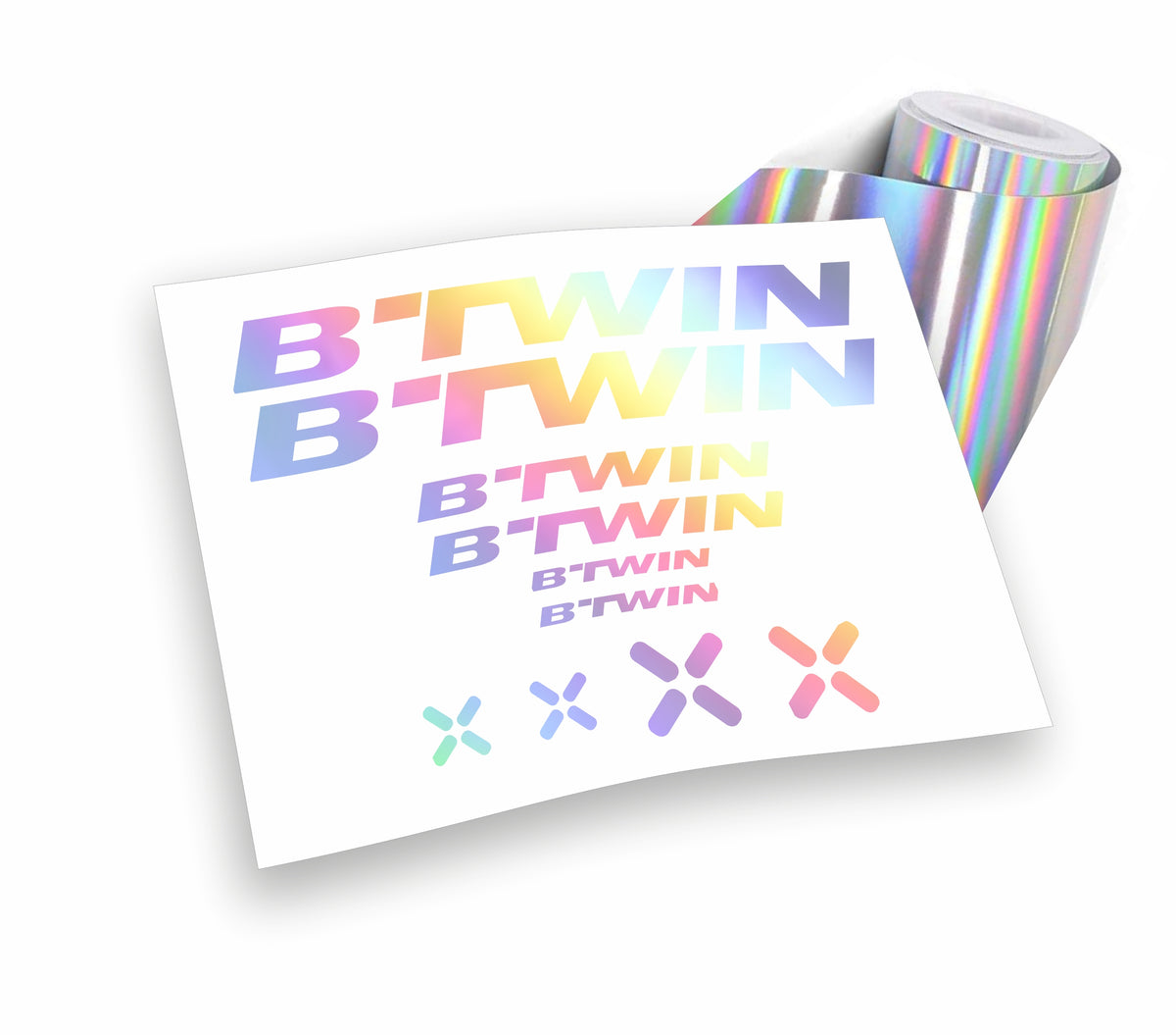 Kit Adesivi BTWIN personalizzati per telaio