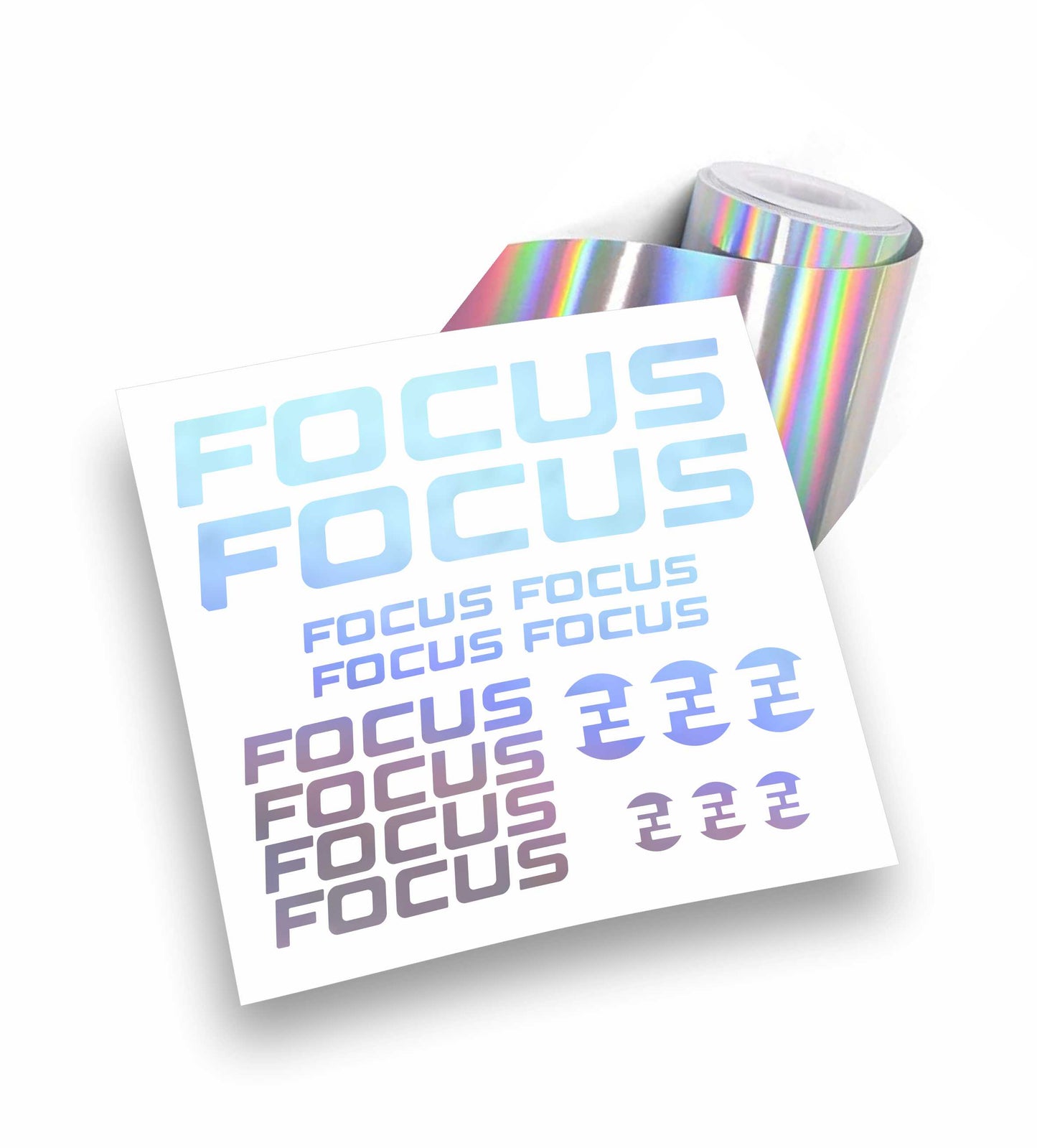 Focus kit adesivi per mountain bike e bici da corsa completo 16 pezzi